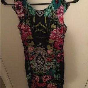 Alexa B Floral Pencil Dress